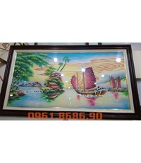 Tranh Đính Đá Thuận Buồm Xuôi Gió