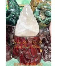 Đá phong thuỷ thạch anh trắng