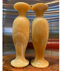 Lục bình đá phong thủy bằng ngọc hoàng long