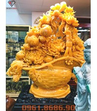 Lẵng ngọc ngũ lộc bằng ngọc hoàng long