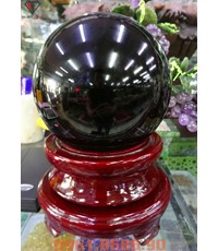 Quả cầu phong thủy đá onyx đen