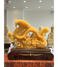 Tượng rồng đá phong thủy bằng ngọc hoàng long