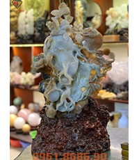 Sâm trường thọ bằng đá mã não