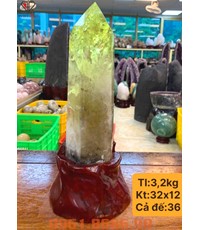 Trụ Đá Thạch Anh Vàng