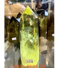 Trụ đá thạch anh vàng 0.93kg