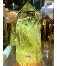 Trụ đá thạch anh vàng 2.46kg