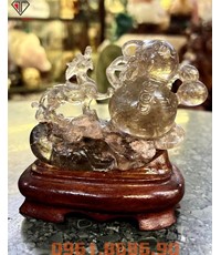 Tượng hoả kỳ lân bằng đá thạch anh