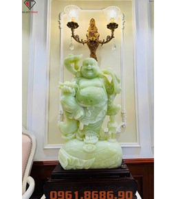 Phật Di Lặc Màu Xanh Ngọc